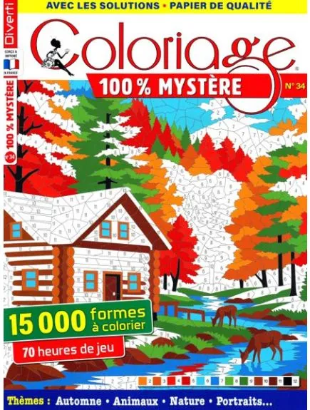 COLORIAGE 100 % MYSTERE