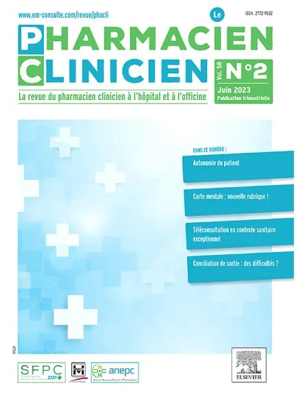 LE PHARMACIEN CLINICIEN