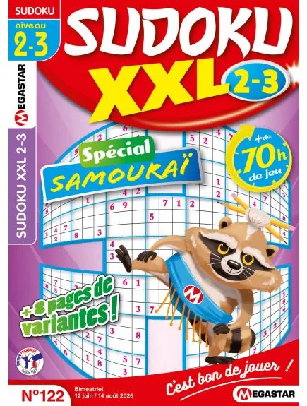 SUDOKU XXL NIVEAU 2-3