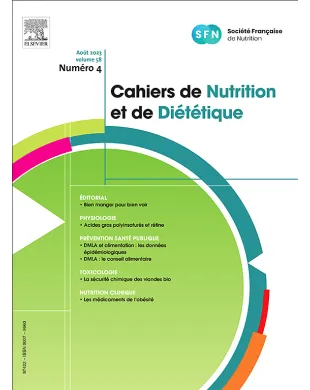 CAHIERS DE NUTRITION ET DE DIETETIQUE