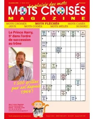 MOTS CROISES MAGAZINE