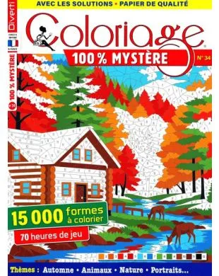 COLORIAGE 100 % MYSTERE