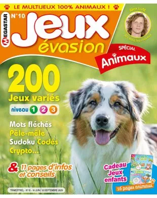 JEUX EVASION SPECIAL ANIMAUX
