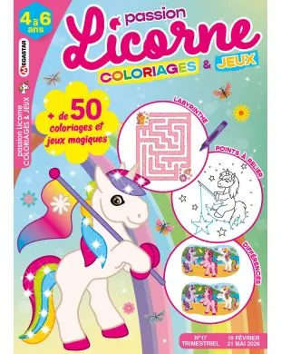 PASSION LICORNE COLORIAGES ET JEUX